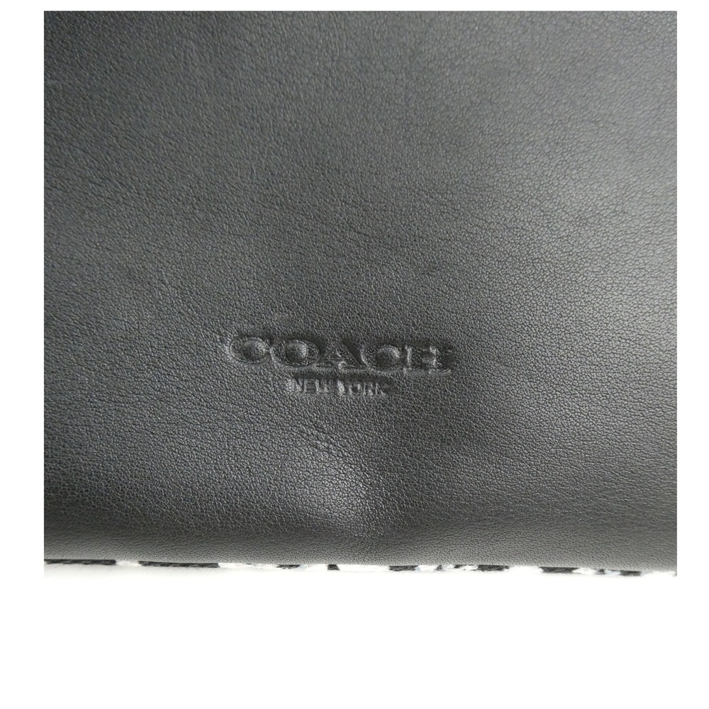 Coach Leg Ivory Multi Dongl Print Large Clutch NWT 50031 - Picture 10 of 16